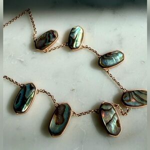Kendra Scott Iridescent Abalone Necklace